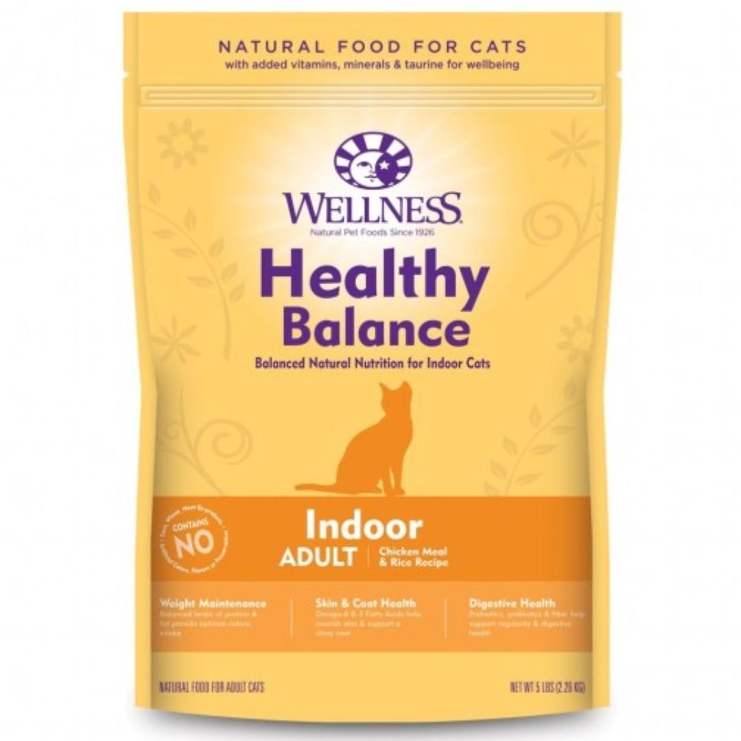 Wellness Healthy Balance Chicken Meal Rice Recipe Indoor Adult Dry Cat Food Pet Supplies For Cats Cat Food On Carousell