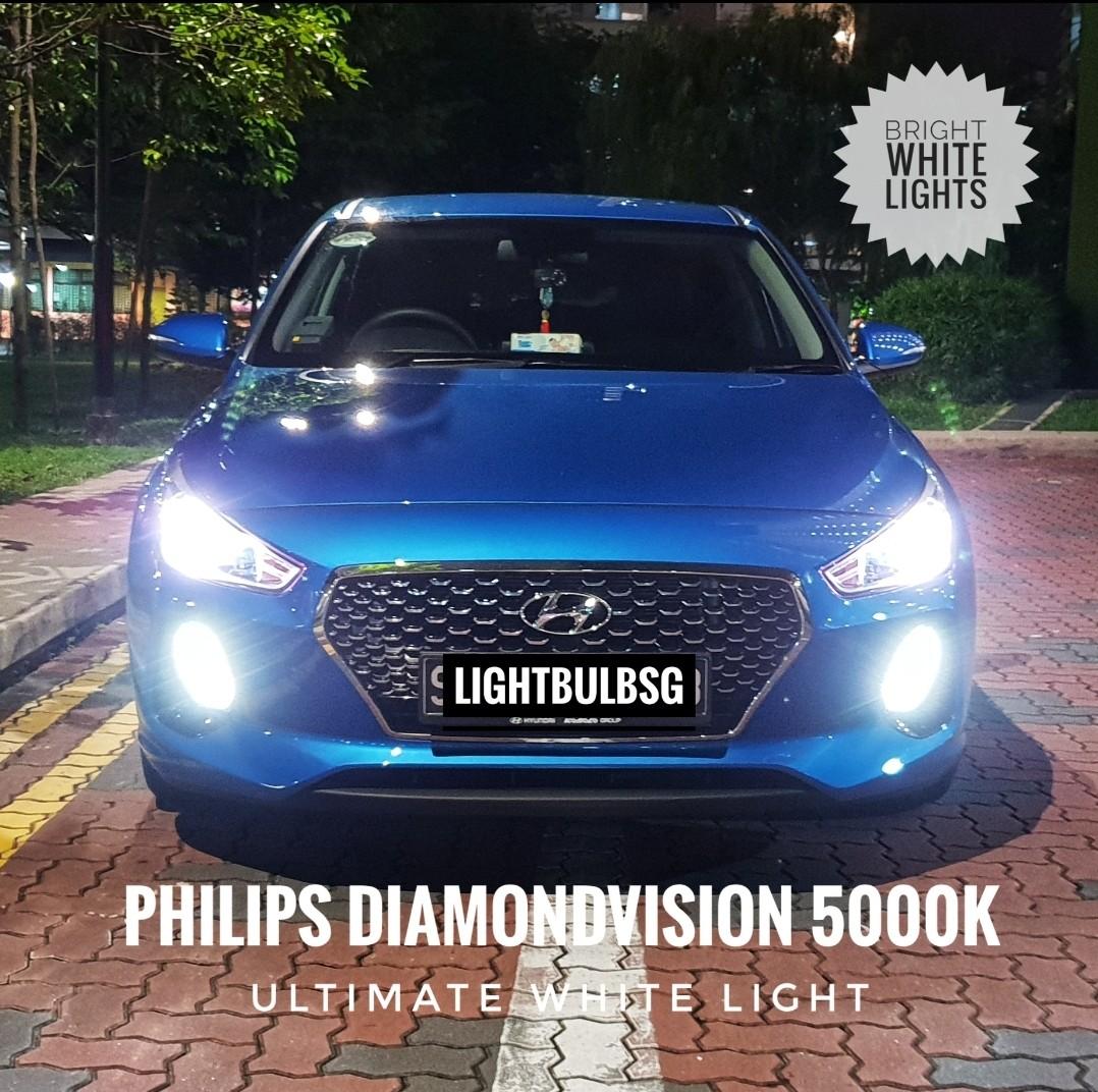 ⭐4000+ reviews. Philips Diamondvision white headlamp bulb