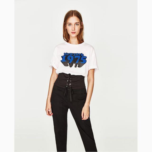 ZARA NEW YORK T- SHIRT, Women's Fashion, Tops, Shirts on Carousell