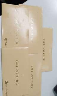 Takashimaya vouchers