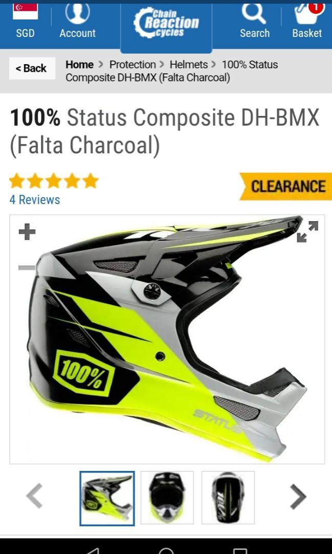 100 Status Composite DH BMX Falta Charcoal L size Sports Equipment Bicycles Parts Bicycles on Carousell