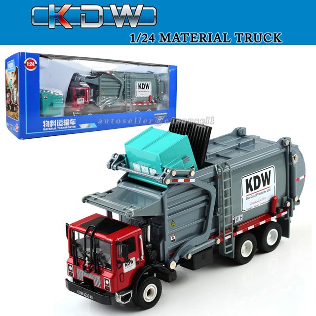1 24 KDW material transporter garbage truck Hobbies Toys Toys