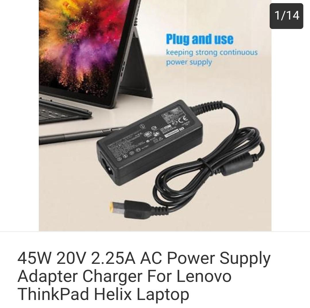 45w v 2 25a Ac Power Supply Adapter Charger For Lenovo Thinkpad Helix Laptop Electronics Computers Others On Carousell