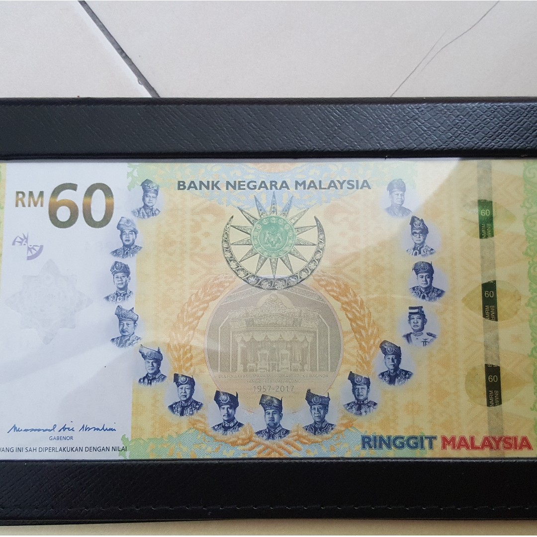 60th Anniversary Malaysia 60 Notes, Vintage & Collectibles, Currency on ...