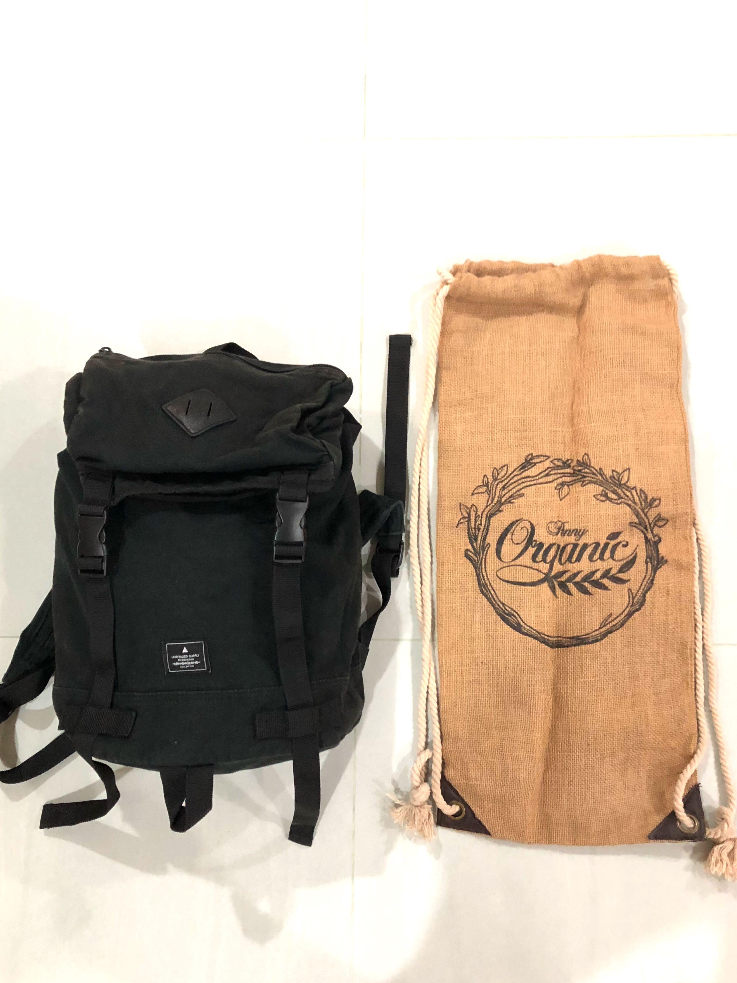 asos black backpack