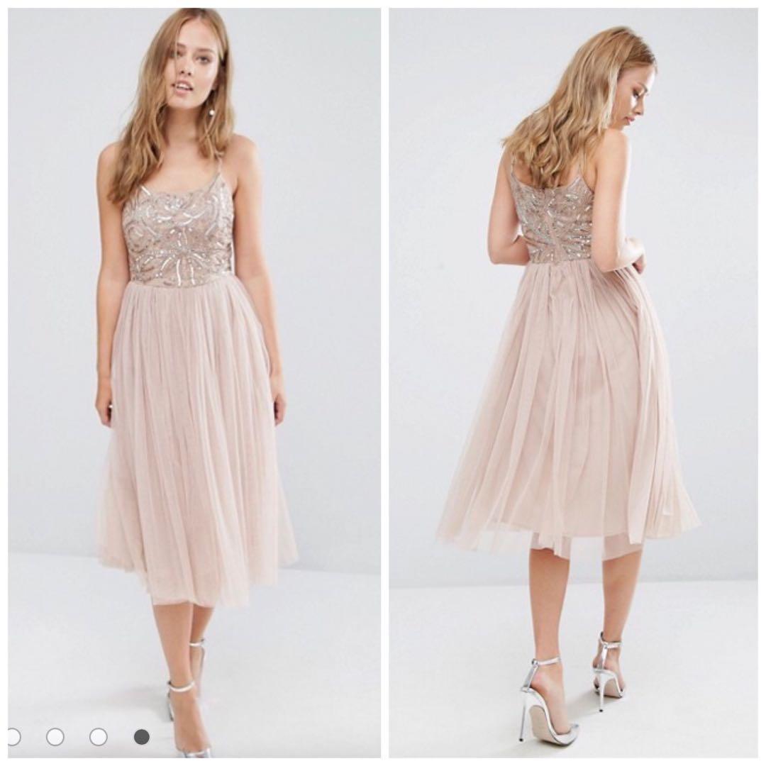 ASOS Maya Cami Strap Dress with Tulle Skirt and Embellishment