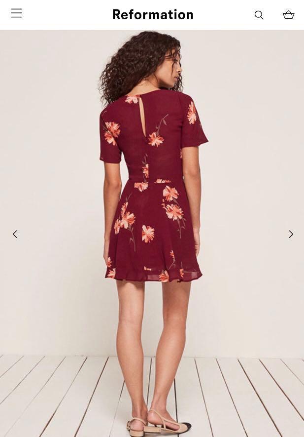 reformation gabriella dress