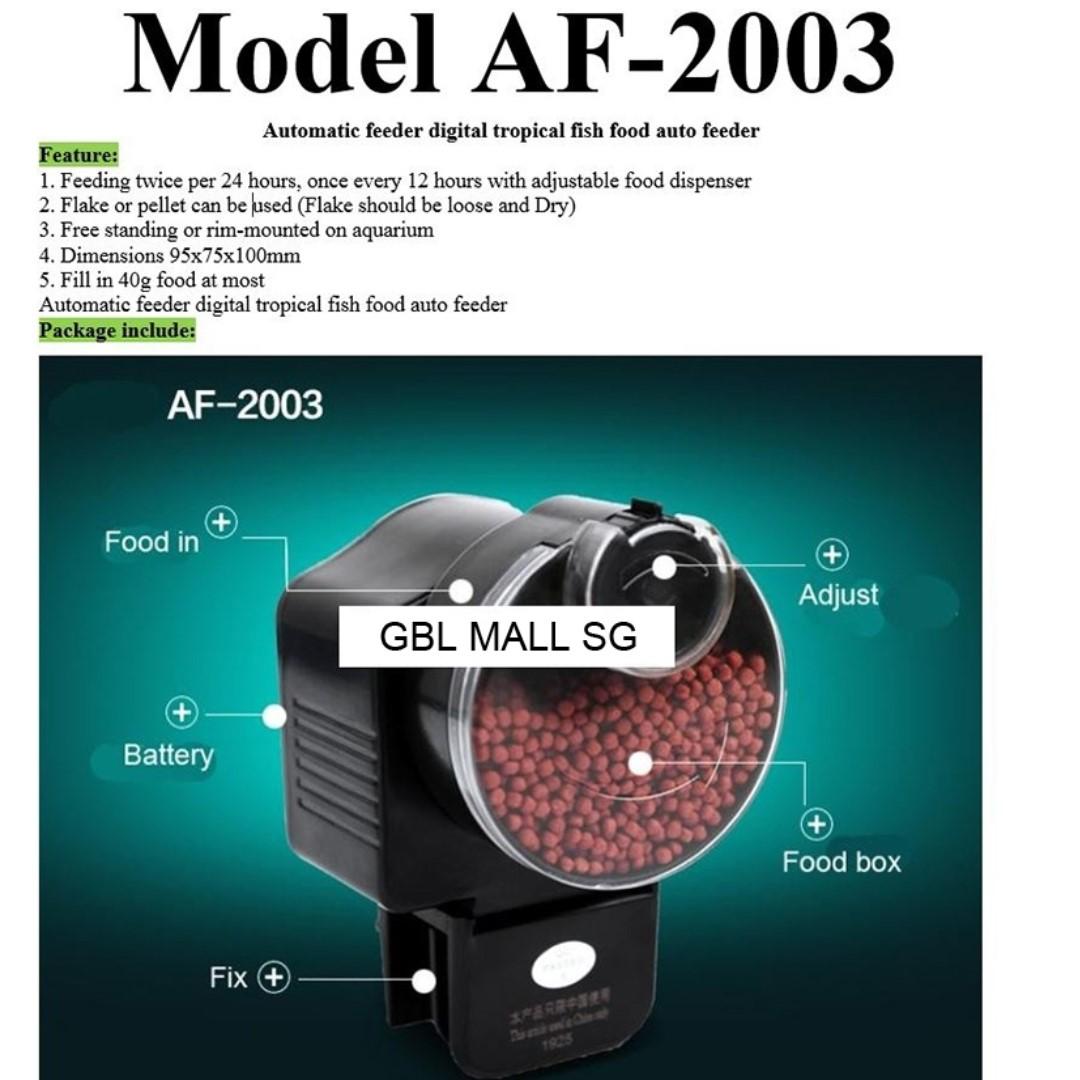 Auto Fish Feeder Automatic Feed Fish Aquarium Hot Selling Pet