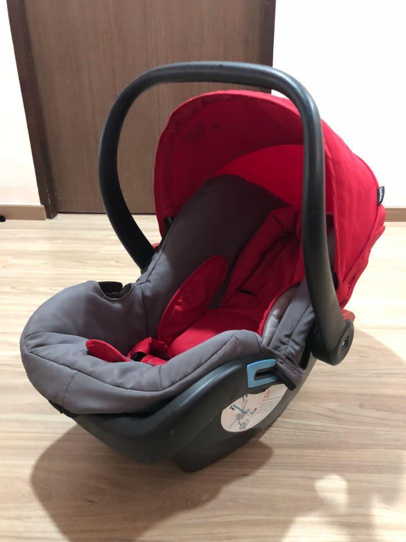 Baby rocker car seat top