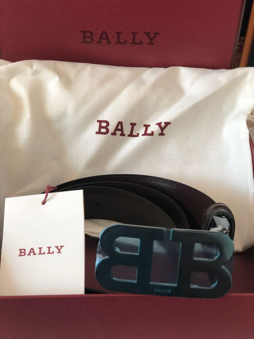 Bally Mirror B Reversible Belt Men s Fashion Watches Accessories Belts on Carousell