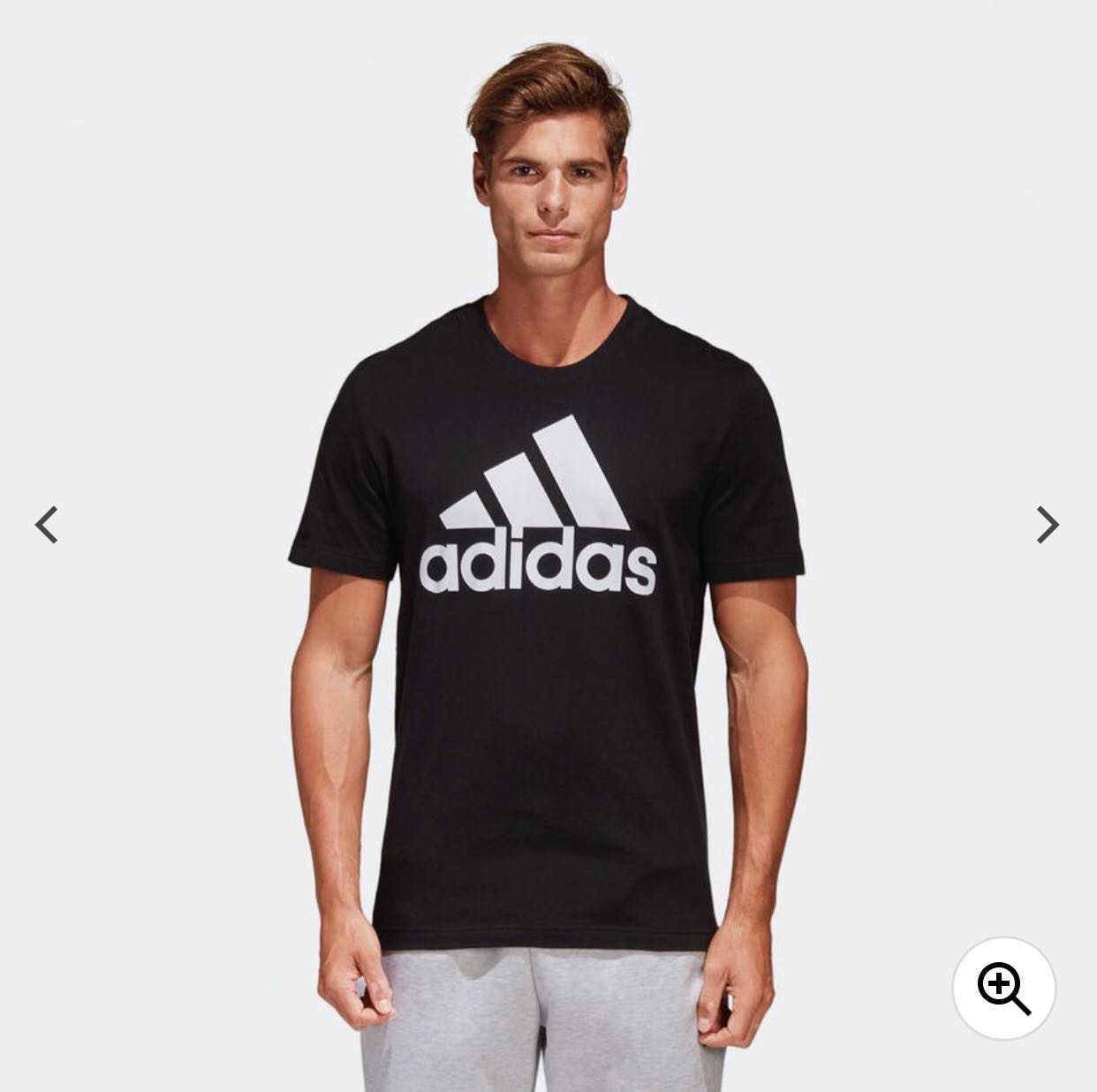 black adidas t shirt mens