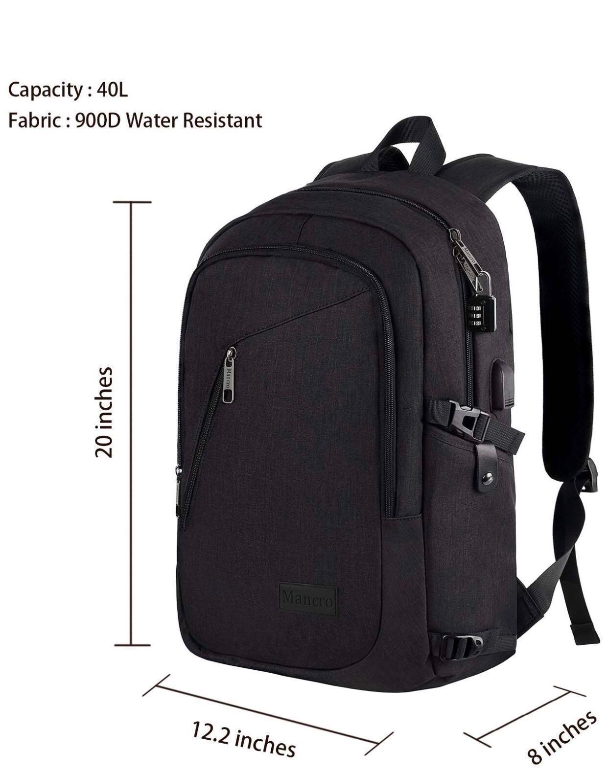 BN Mancro Business Laptop Backpack, Computers & Tech, Parts
