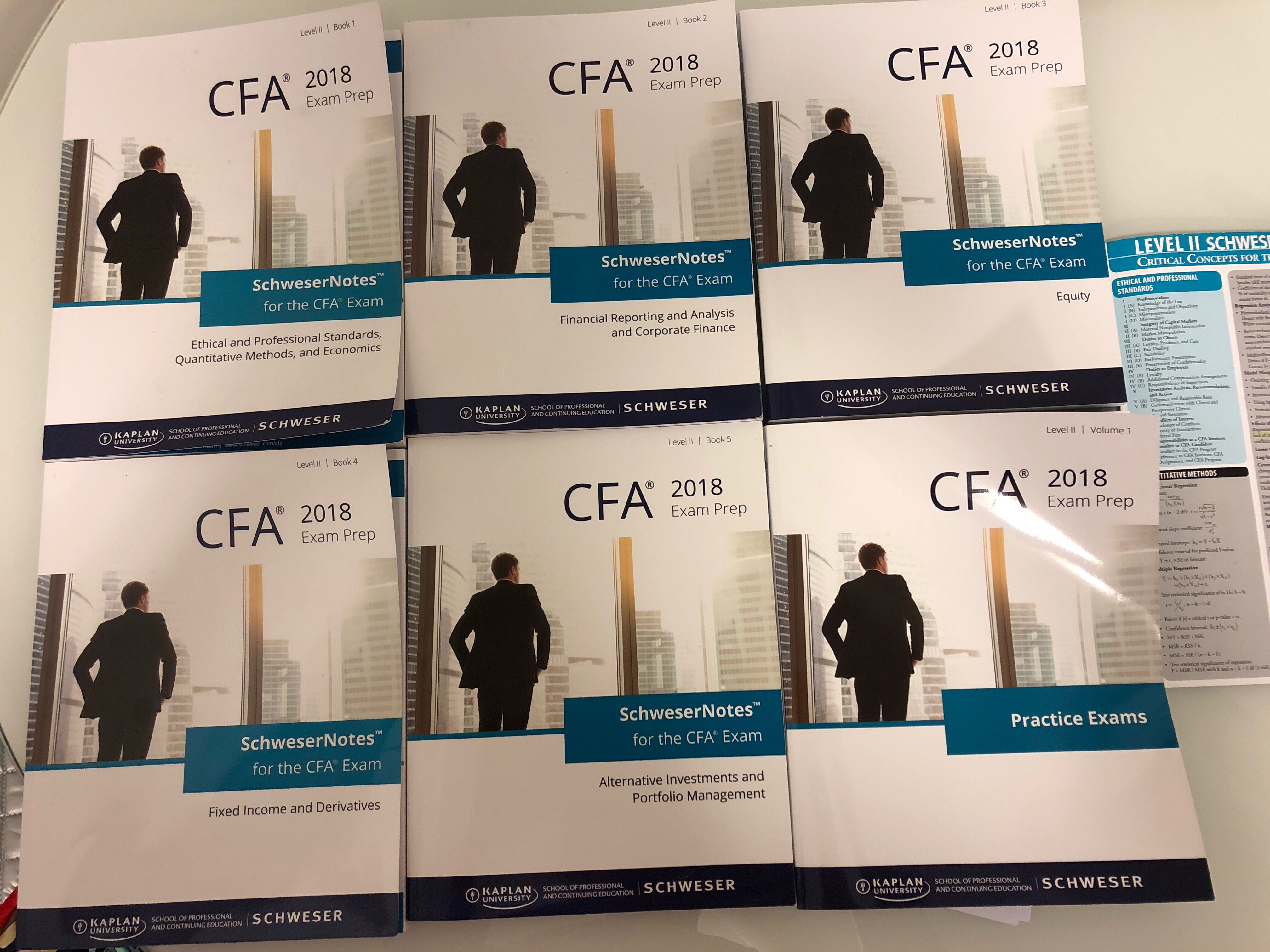 CFA Level II Schweser Notes, Hobbies & Toys, Books & Magazines