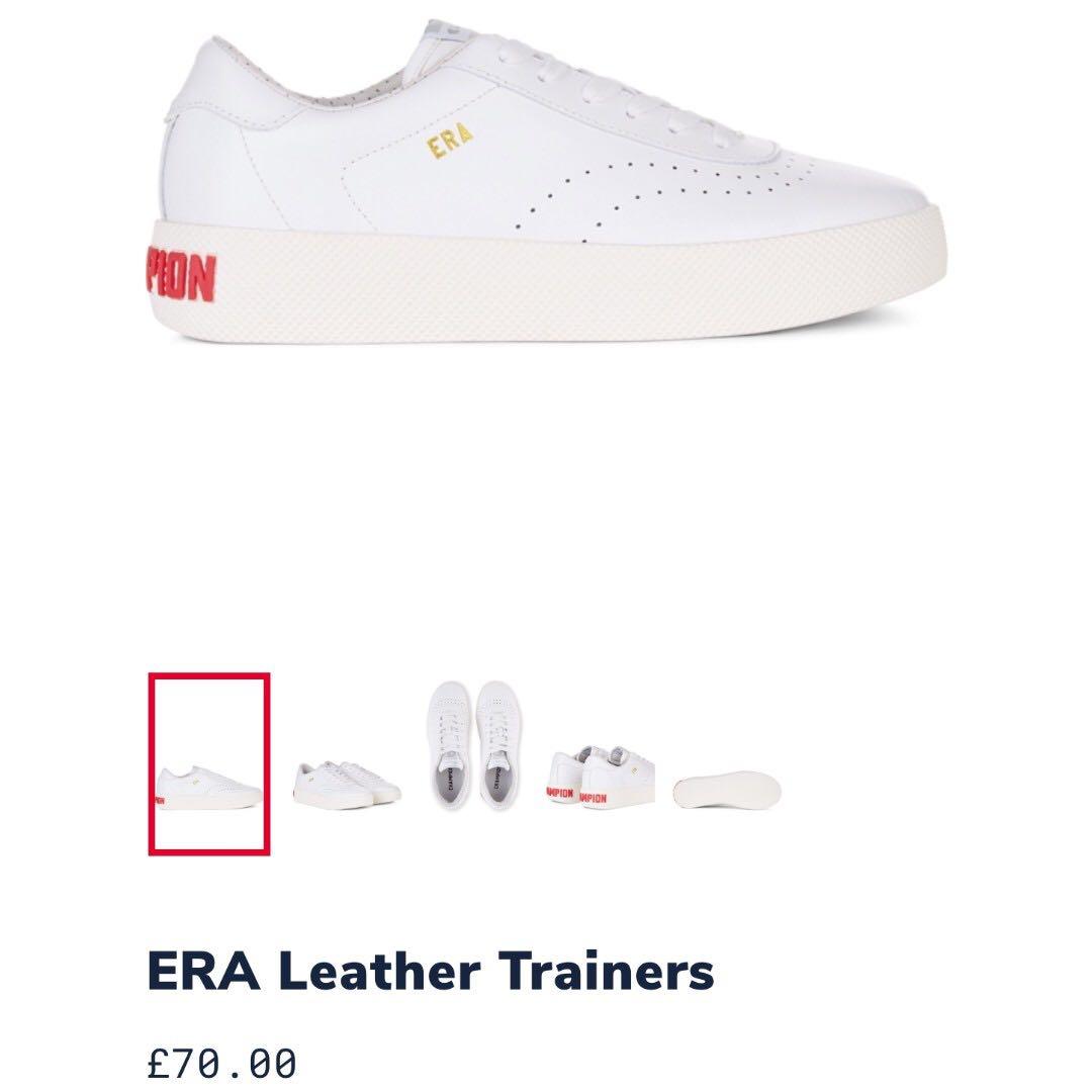 champion era leather sneakers