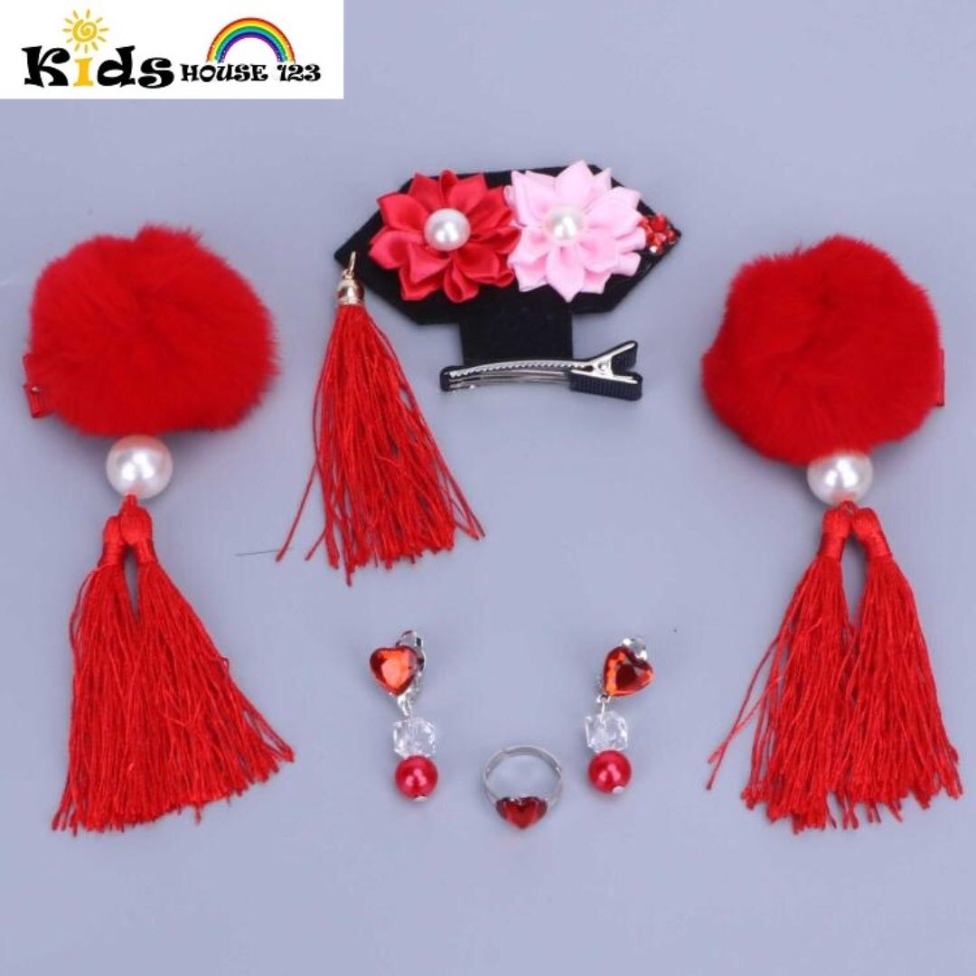 Chinese Princess Gege Costume Hair Accessories Headwear Baby