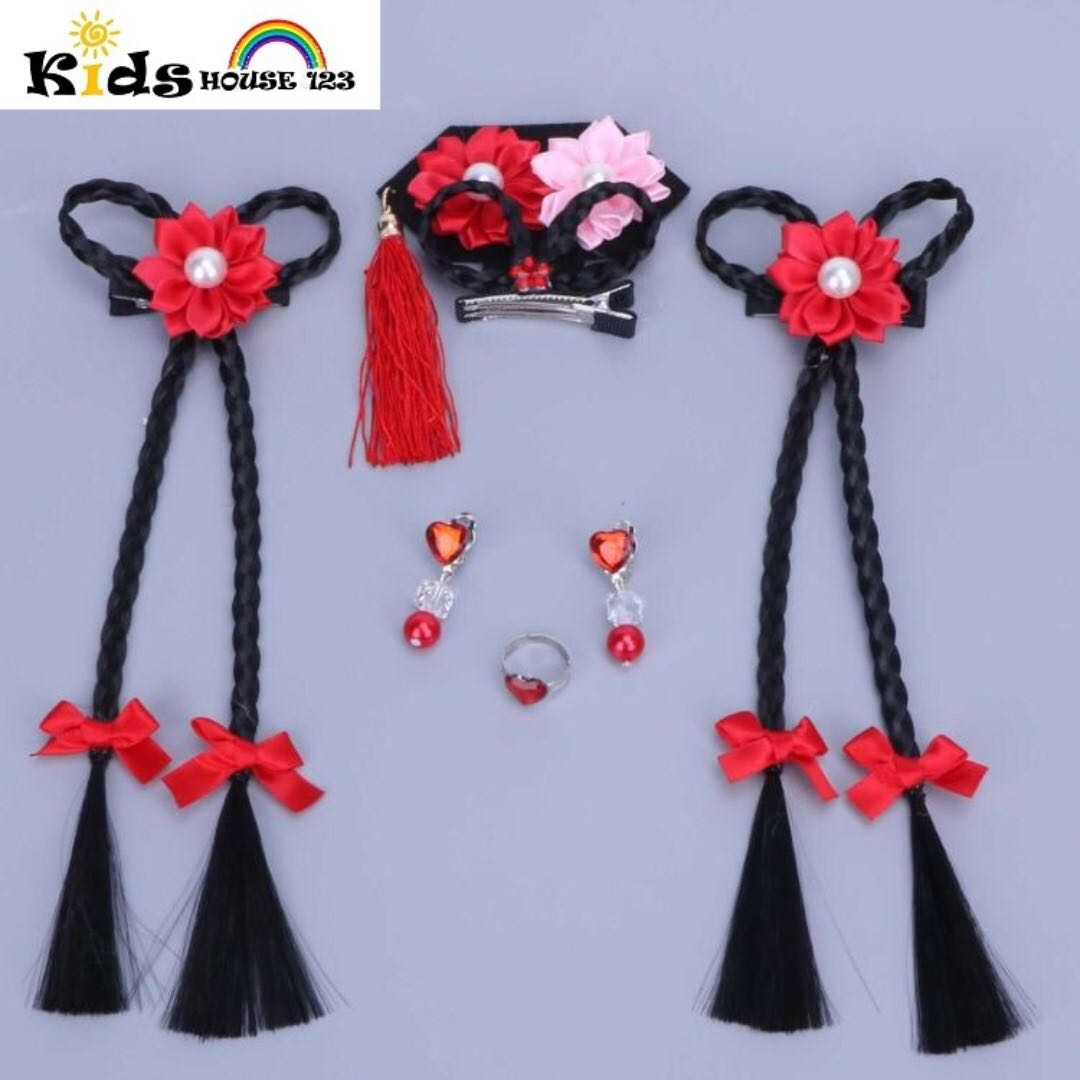 Chinese Princess Gege Costume Hair Accessories Headwear