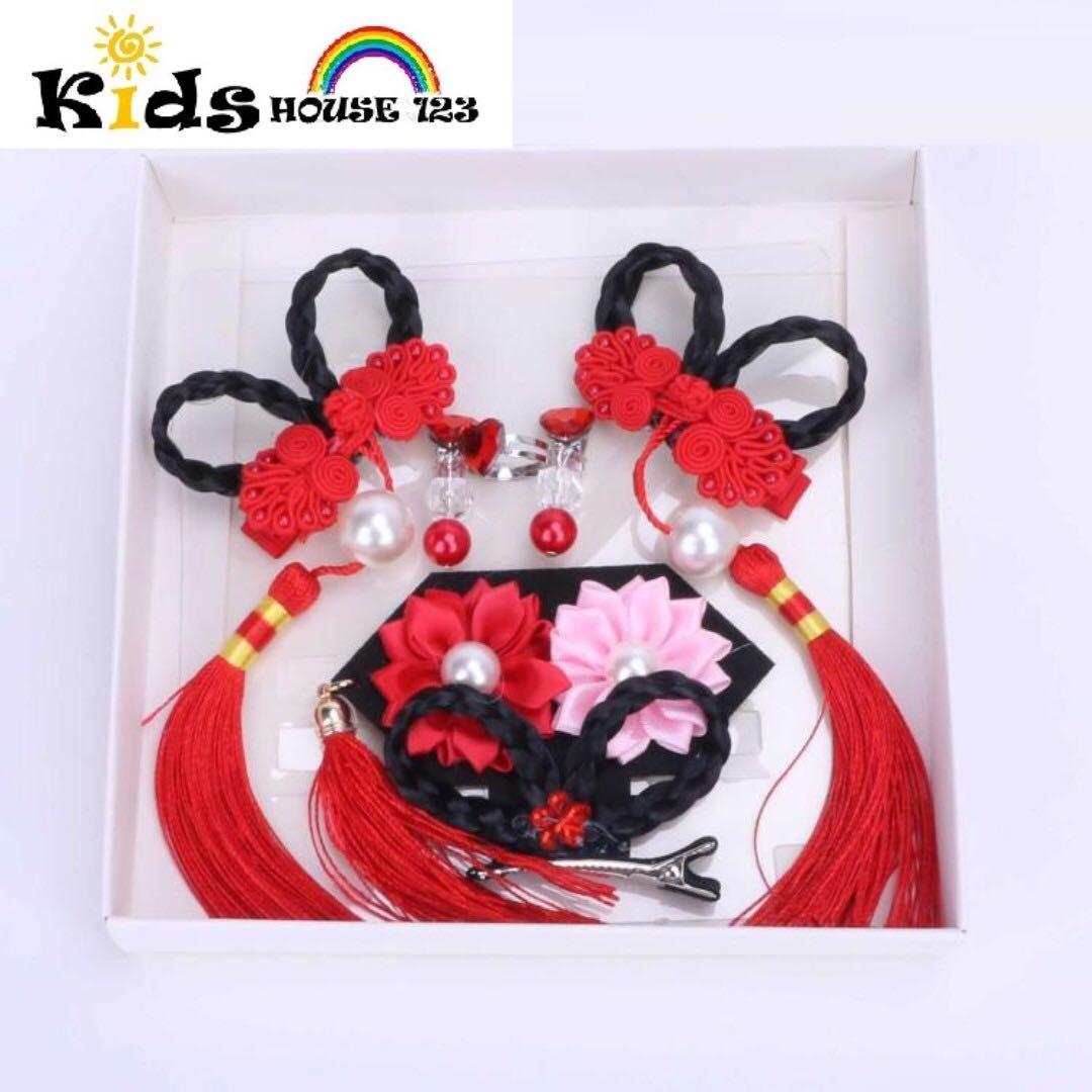 Chinese Princess Gege Costume Hair Accessories Headwear Baby