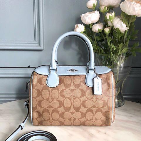 Coach f32203 mini bennett satchel in signature canvas sale