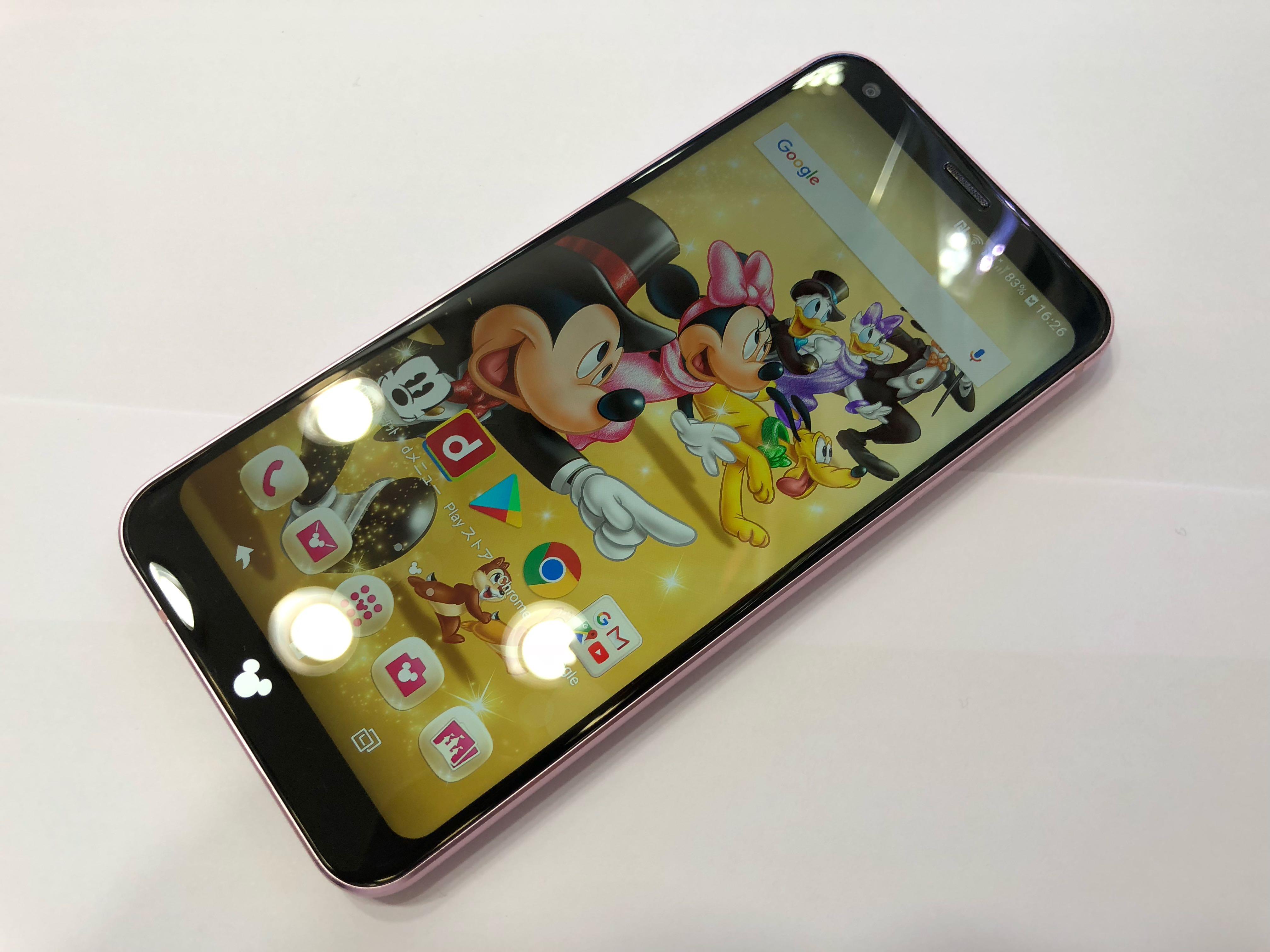 docomo LG disney mobile dm-01k 粉紅2手99%new 新品同様有disney 主題