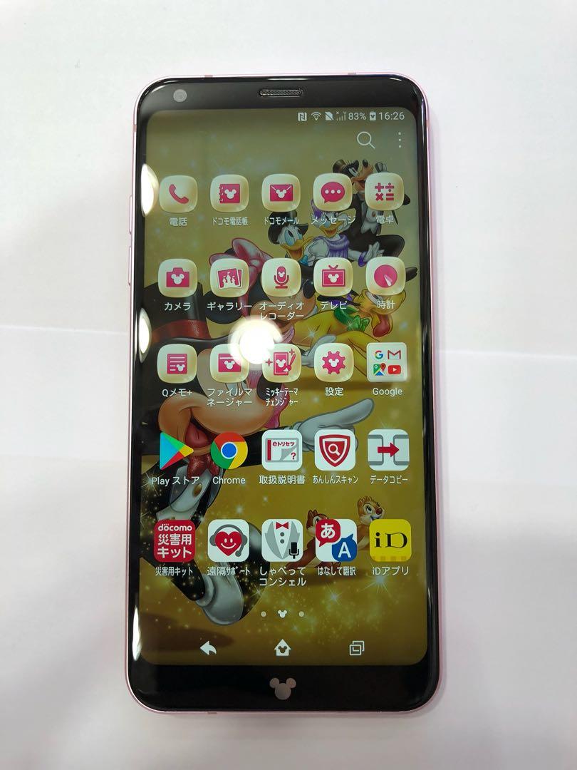 docomo LG disney mobile dm-01k 粉紅2手99%new 新品同様有disney 主題