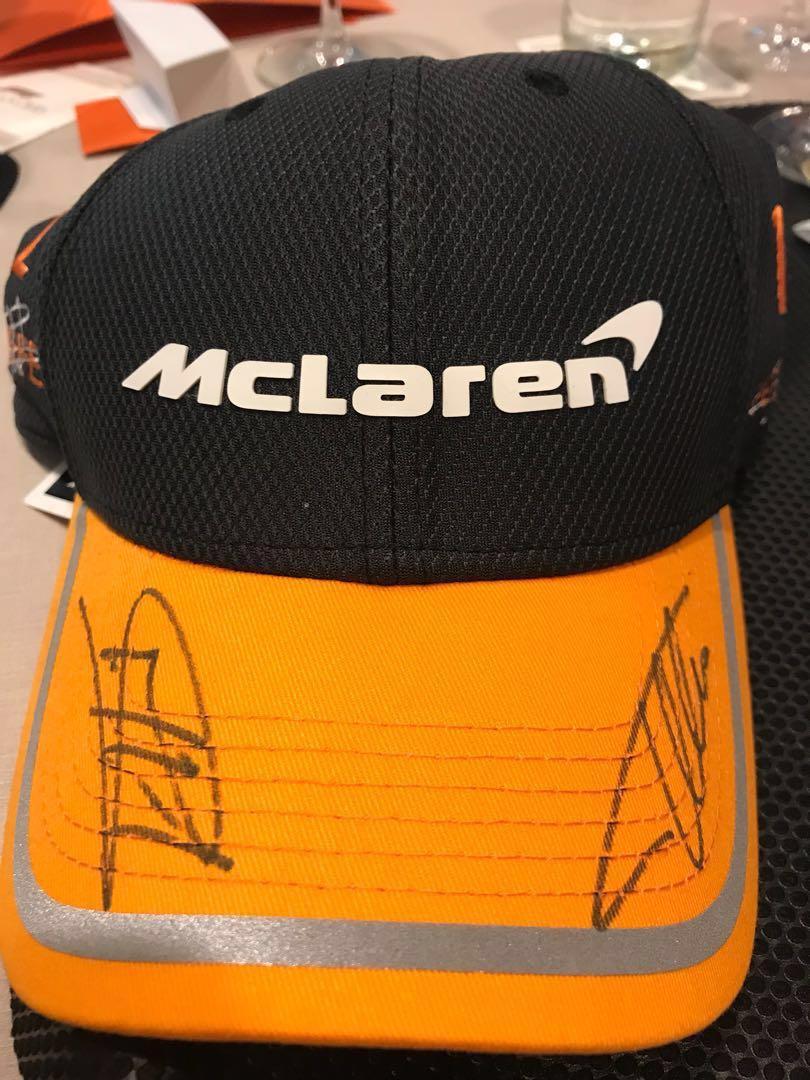 F1 Autographed Mclaren Cap Bnwt Women S Fashion Accessories