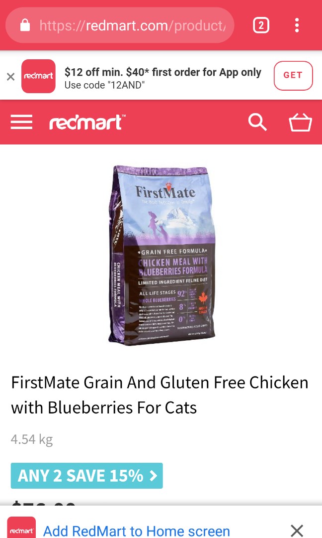 Firstmate Cat Food Pet Supplies For Cats Cat Food On Carousell