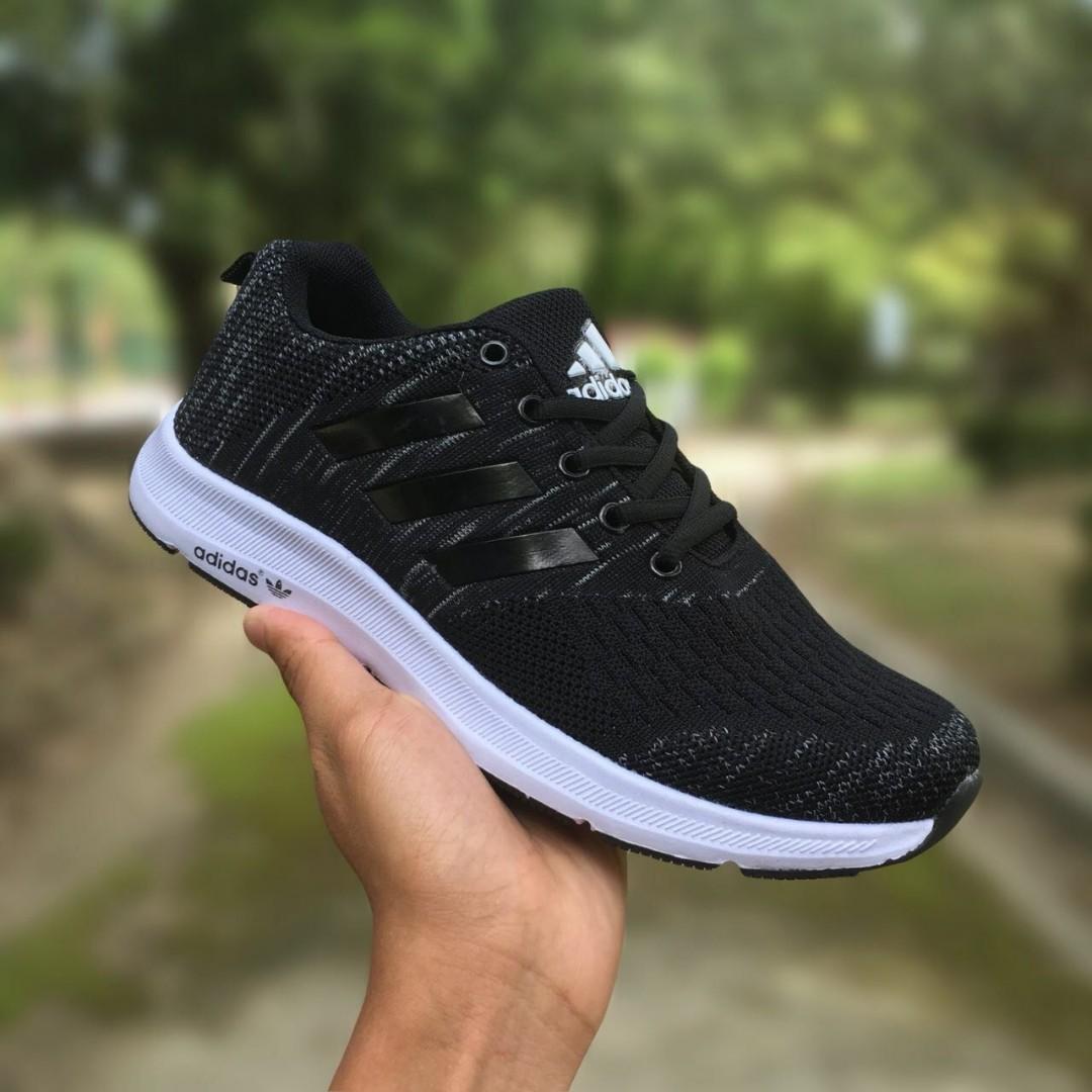 FRREPOS Adidas Cloudfoam Black White Black Stripes