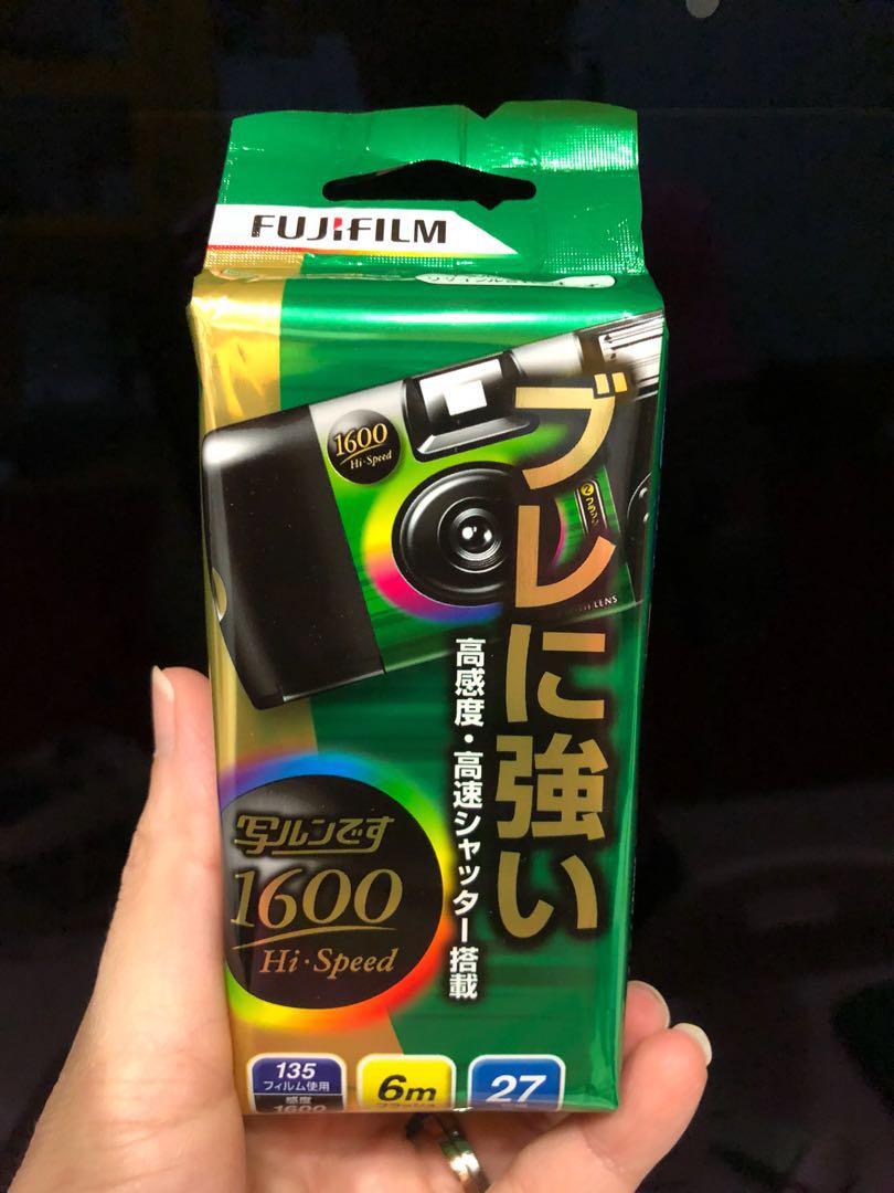 FujiFilm ISO 1600 Disposable Camera, Photography, Cameras on Carousell