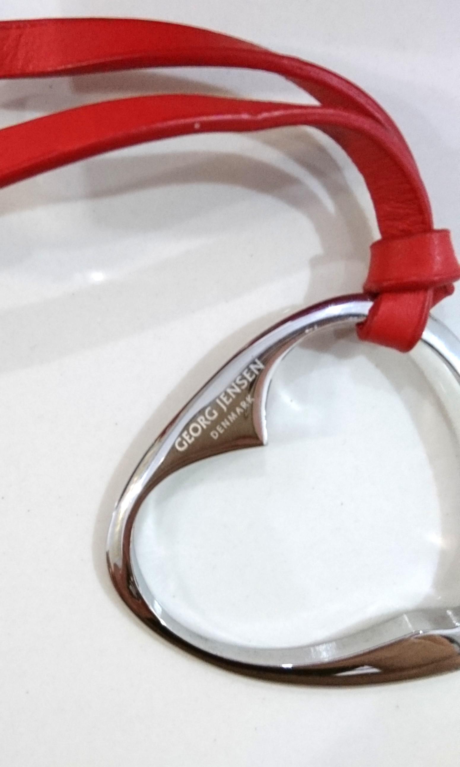 Georg jensen deals heart keyring