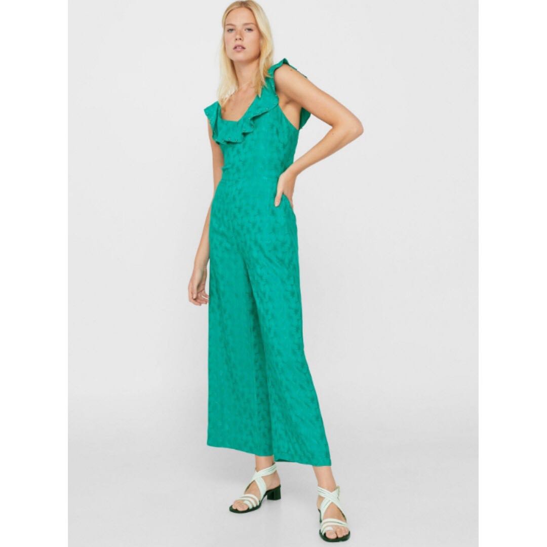 mango green jumpsuit