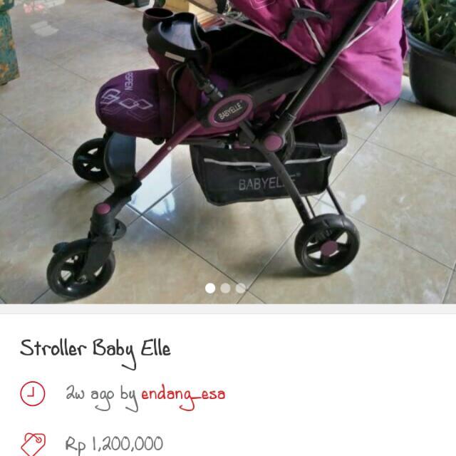 harga baby elle stroller