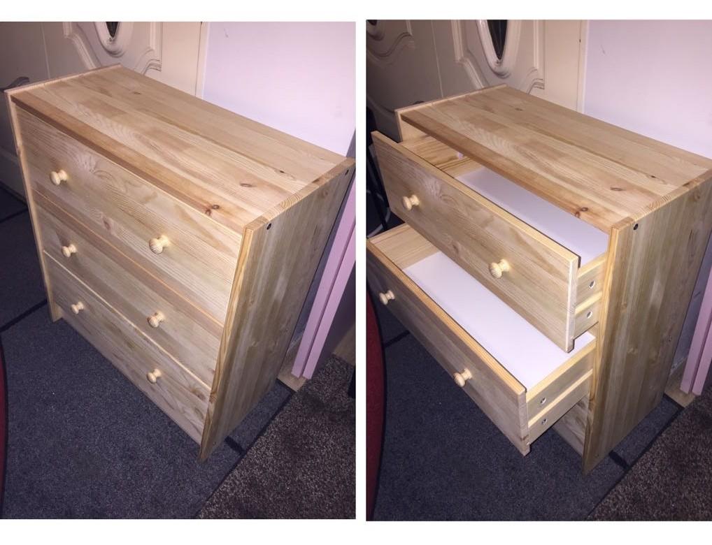 Ikea Rast Chest Of 3 Drawers Home Furniture Furniture On