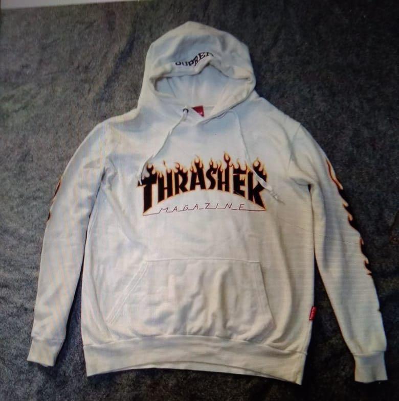 hoodie supreme x thrasher