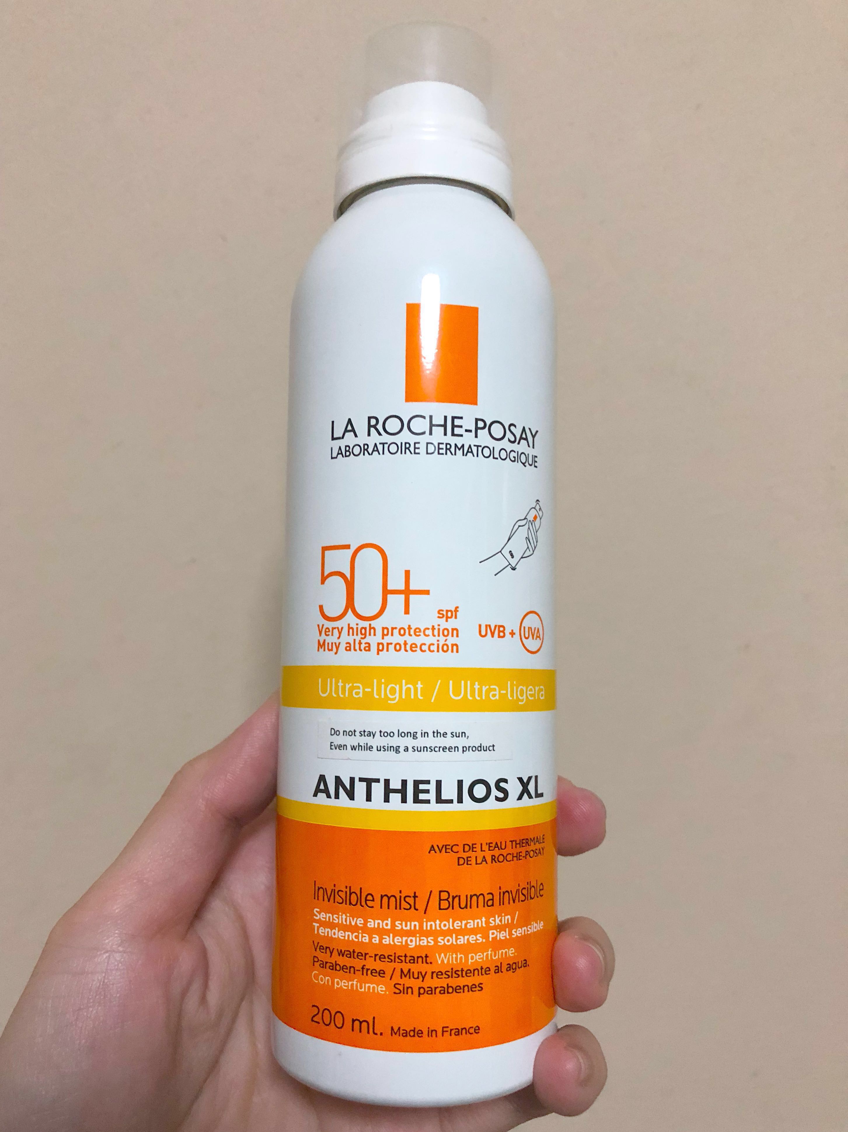 la roche posay invisible face mist spf 50