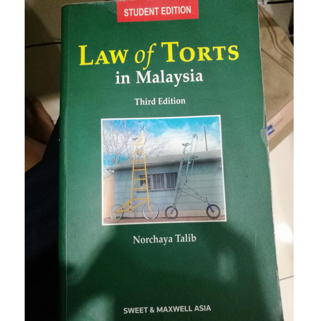Law Of Torts In Malaysia Norchaya Talib Textbooks On Carousell
