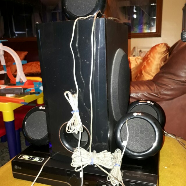 LG DVD Home Theater HT356 DVD player/5.1 speaker system, Audio