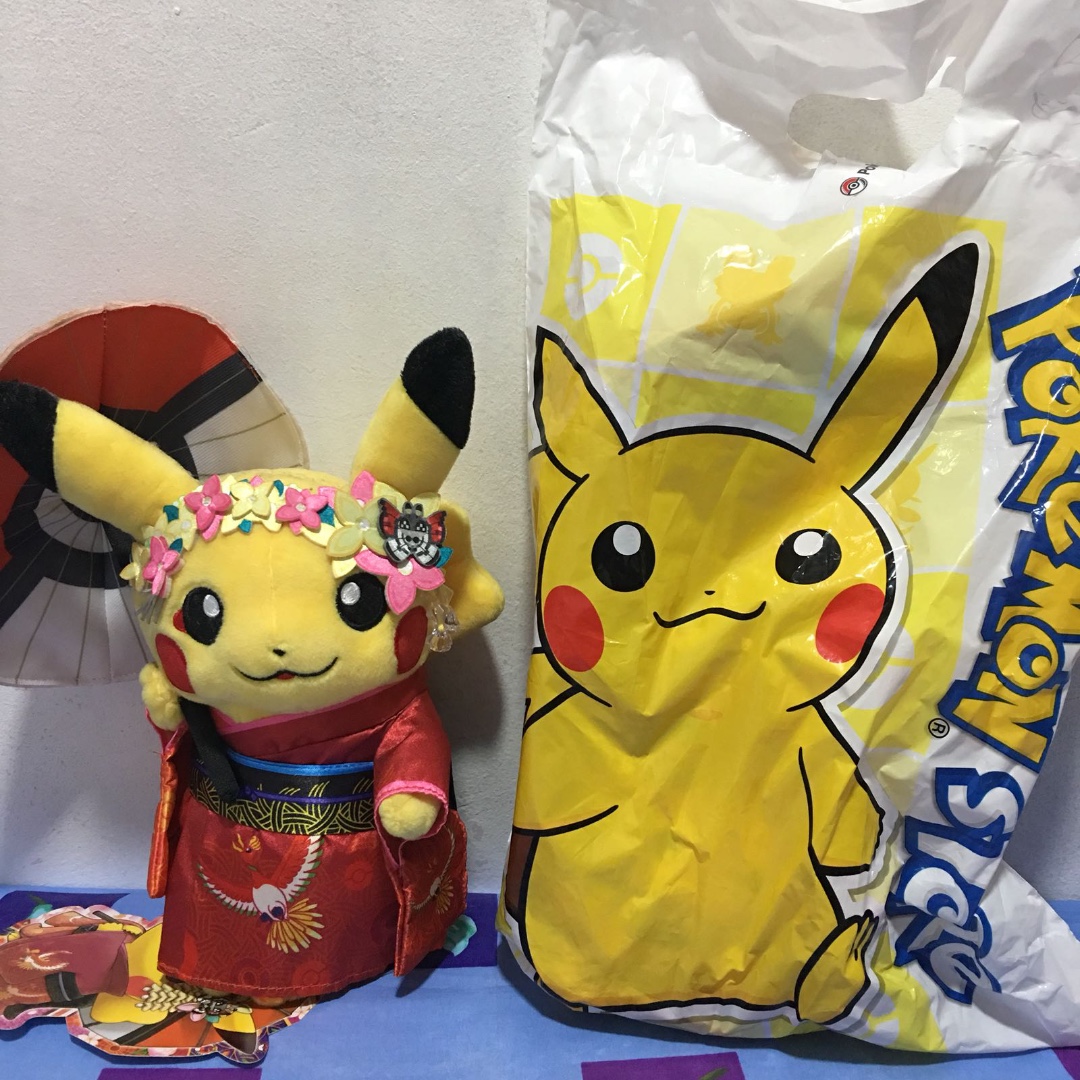 Limited Edition Pikachu Dressed In Geisha Kyoto Pokemon Centre Hobbies Toys Toys Games On Carousell