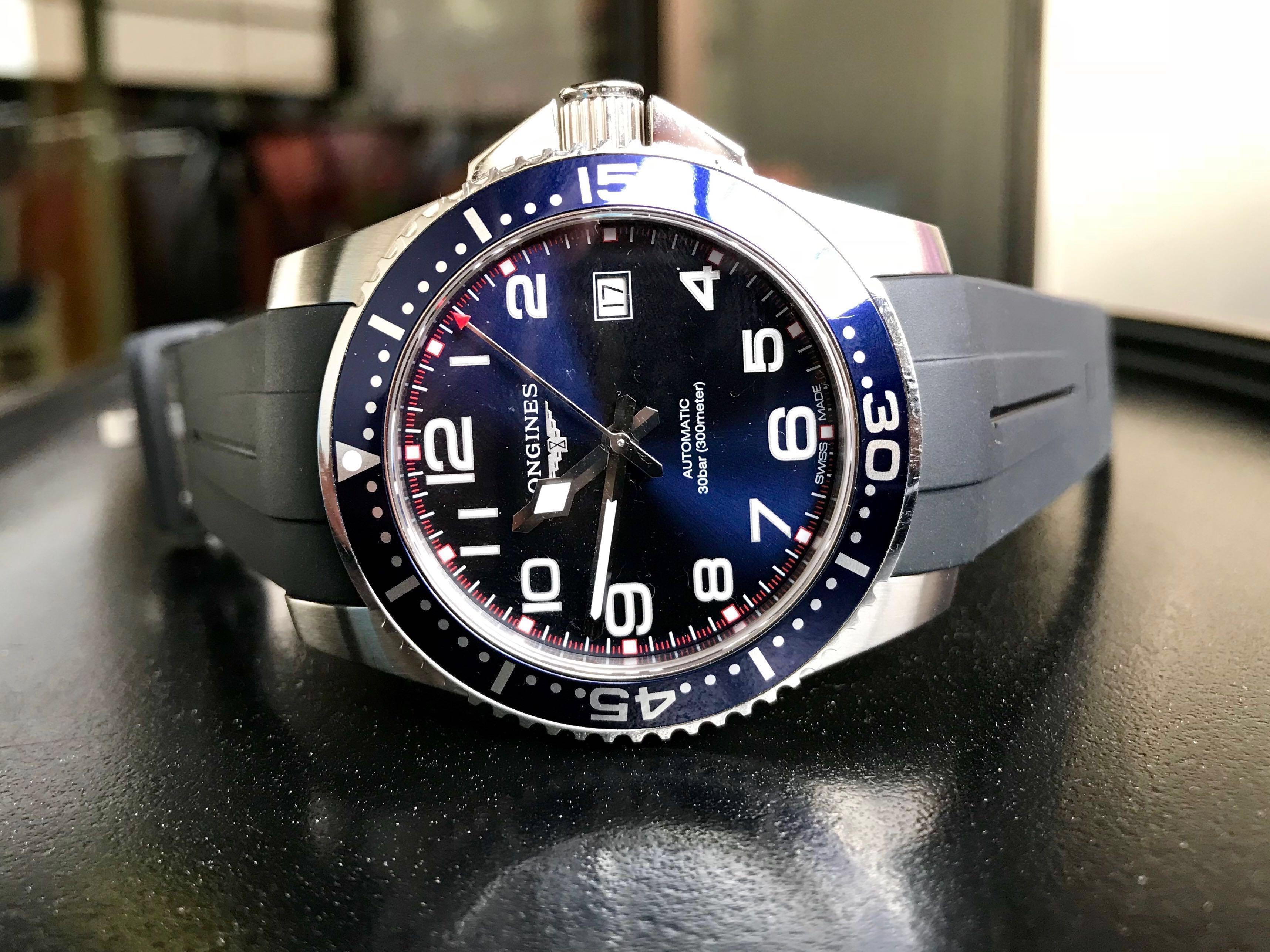Longines hydroconquest arabic numerals clearance
