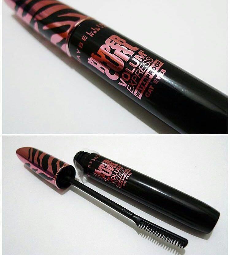 Mascara Cat Eyes Hyper Curl Maybelline Health Beauty Makeup On