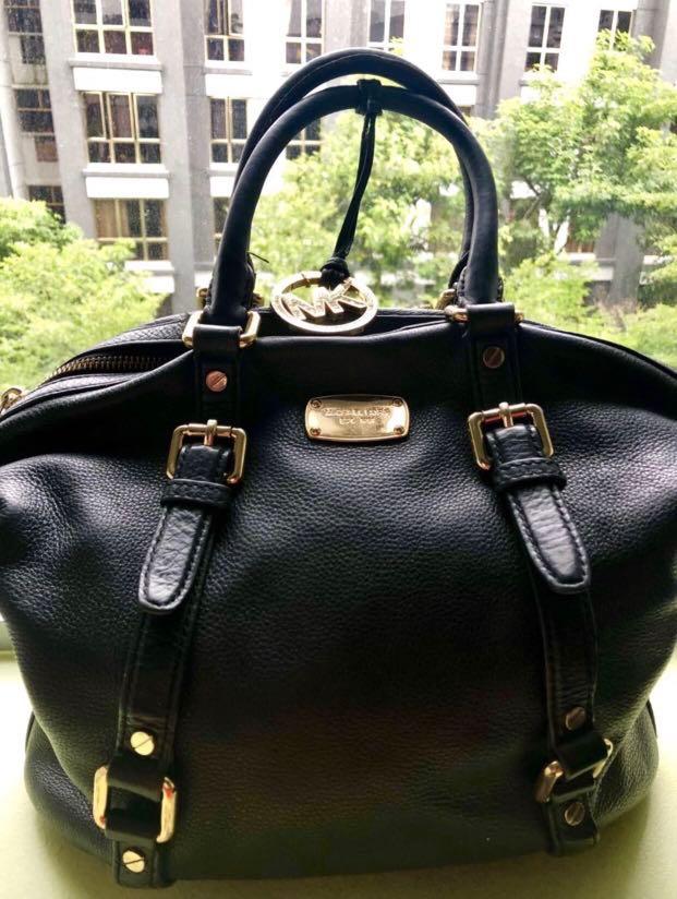 michael kors bedford handbag black