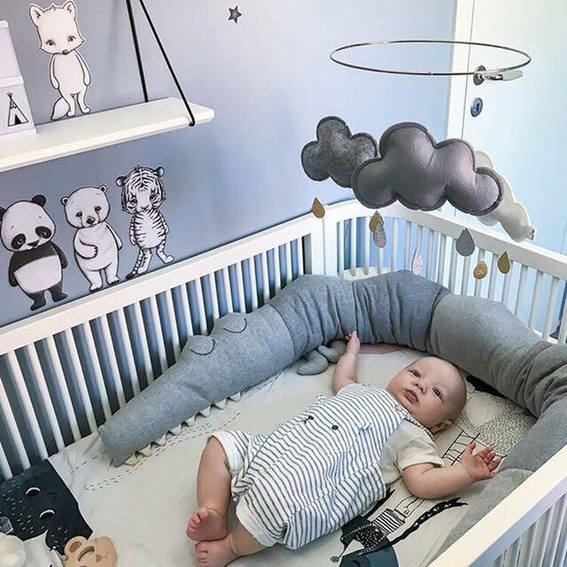 Nordic Animal Cot Bumper