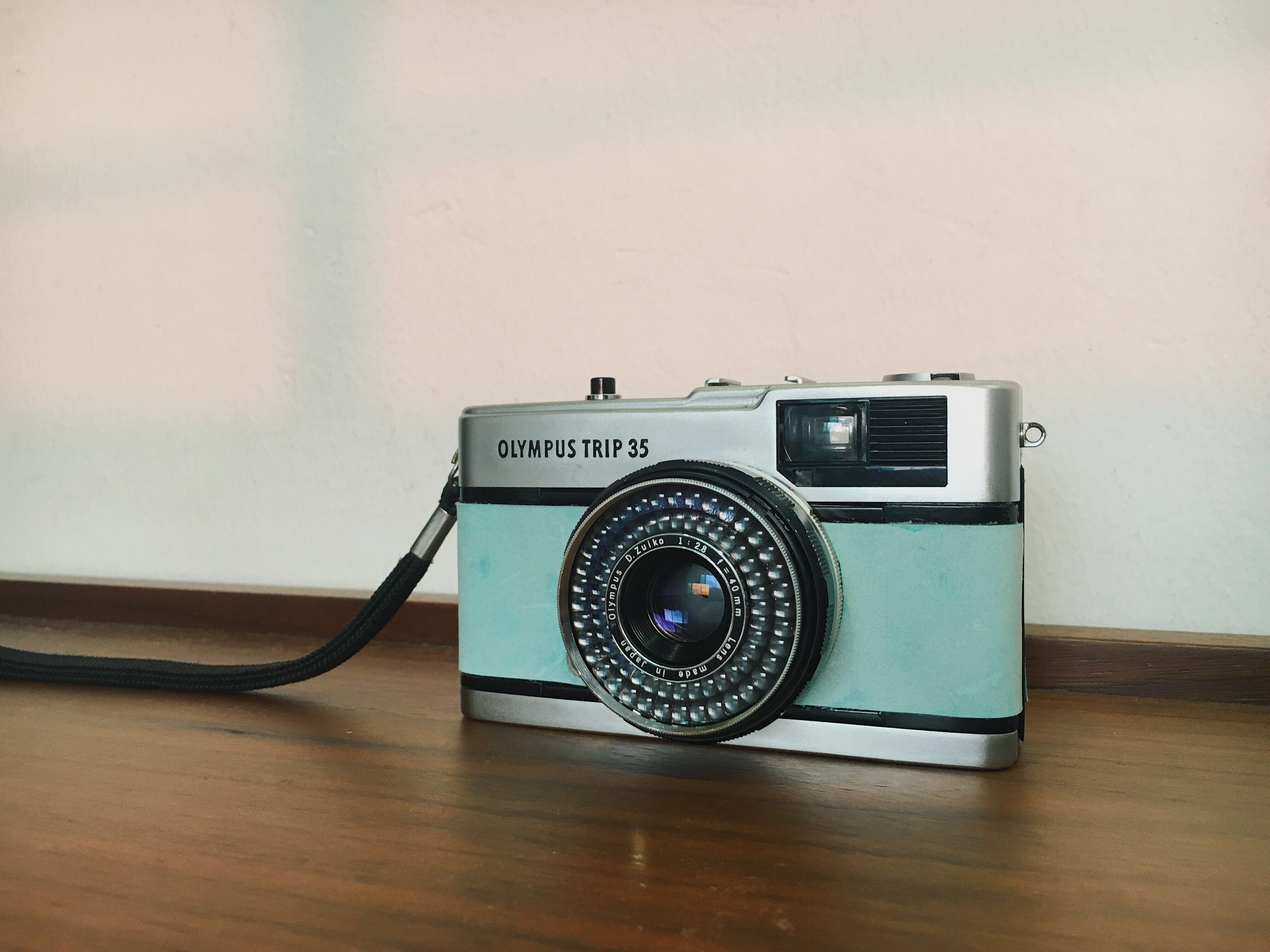 Olympus Trip 35 Vintage 35mm Film Camera Cider Blue Photography Cameras Digital Cameras On Carousell