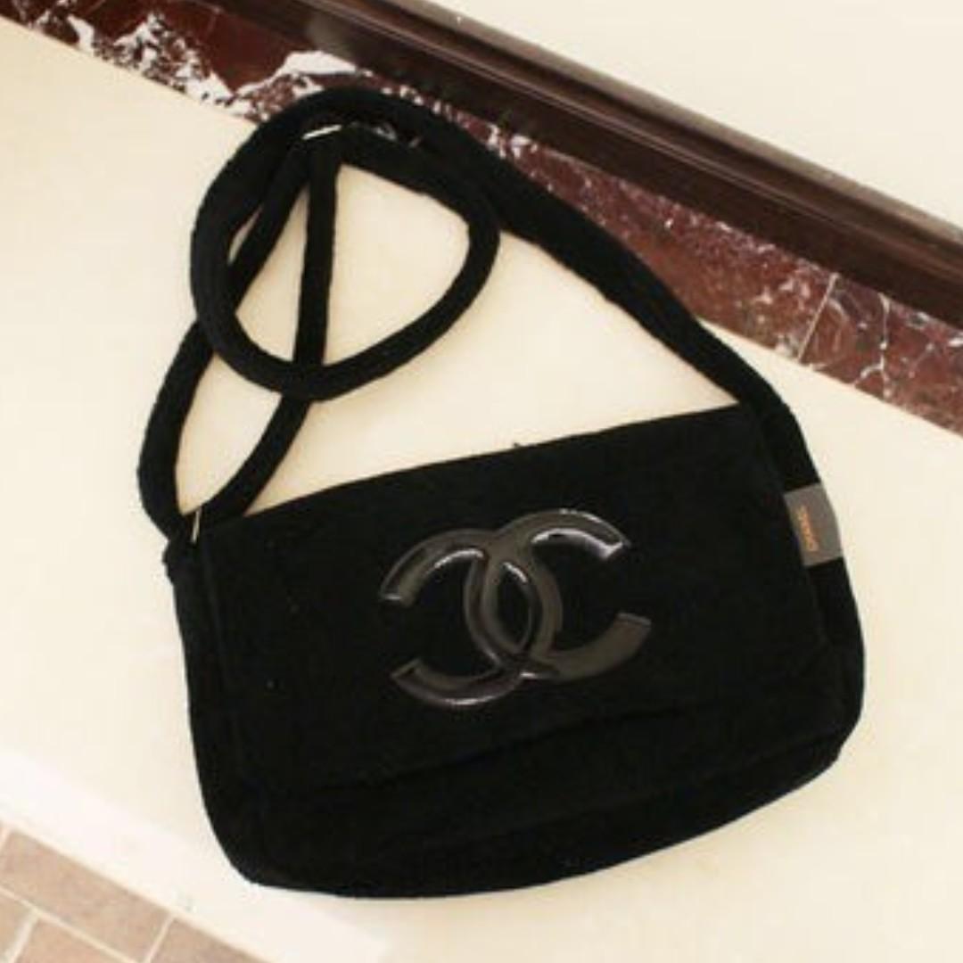 CHANEL Black Fur Exterior Bags & Handbags for Women