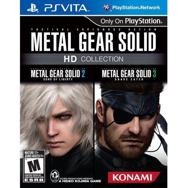 PSVITA, PSV, Metal gear solid 2 & 3 (HD collection), 電子遊戲