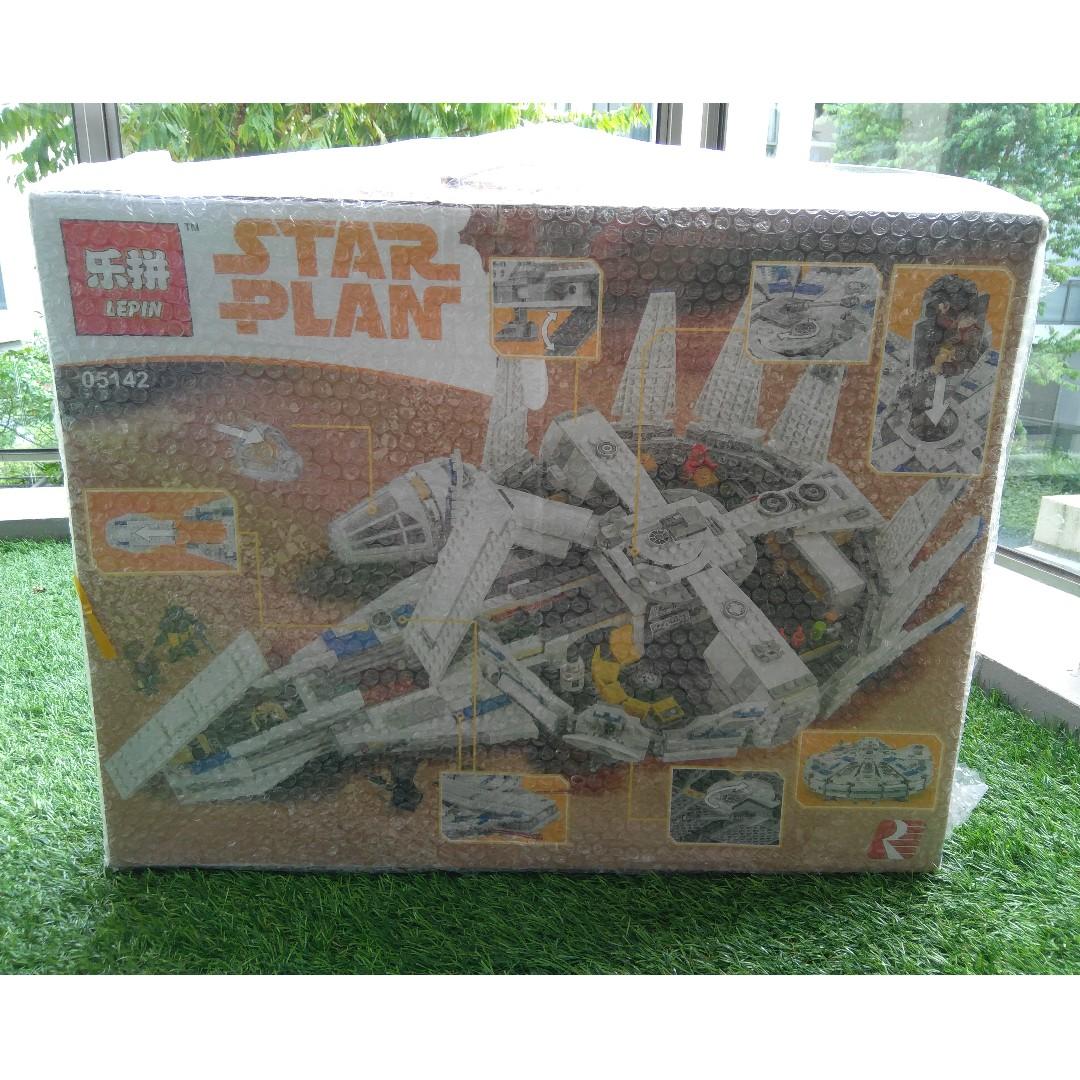 Available Stock LEPIN 05142 Star Wars Kessel Run Millennuim Falcon 75212