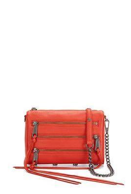 Rebecca minkoff mini store 5 zip crossbody