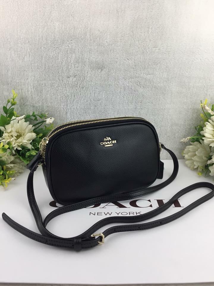 Sale Coach Double Zip Sling Bag Luxury Bags Wallets Sling