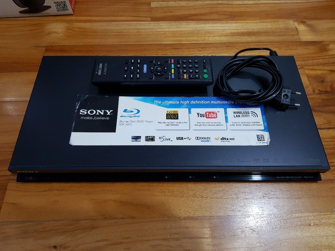 Sony BDP S370 BluRay Player, TV & Home Appliances, TV & Entertainment