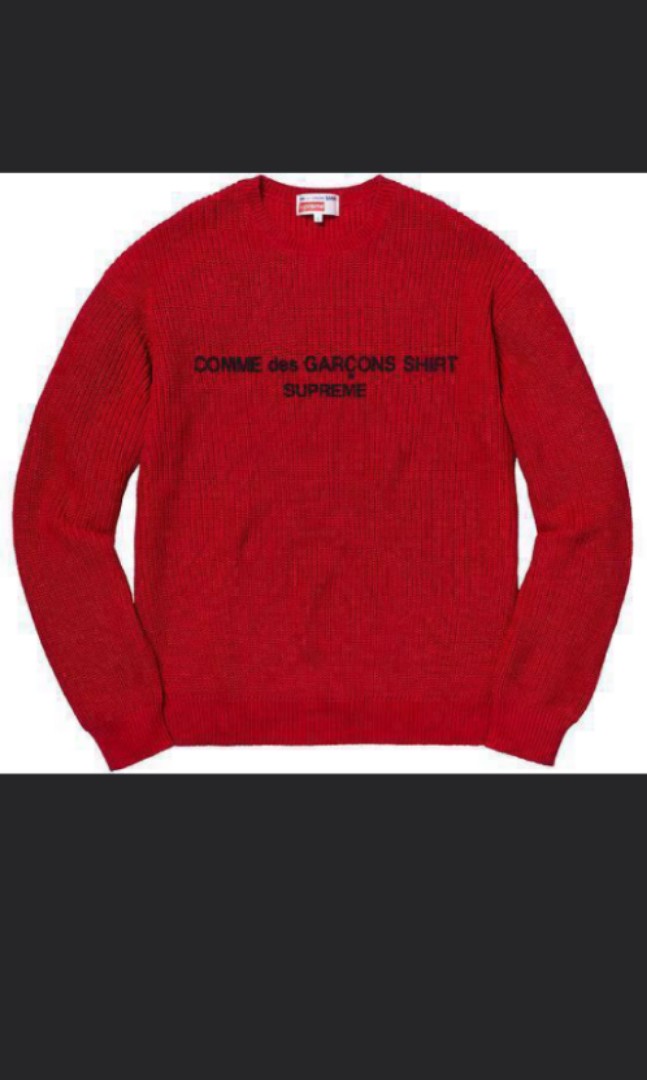 Cdg top supreme sweater