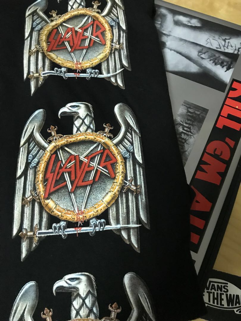 Supreme X Slayer Eagle Tee Sz M, Men's 